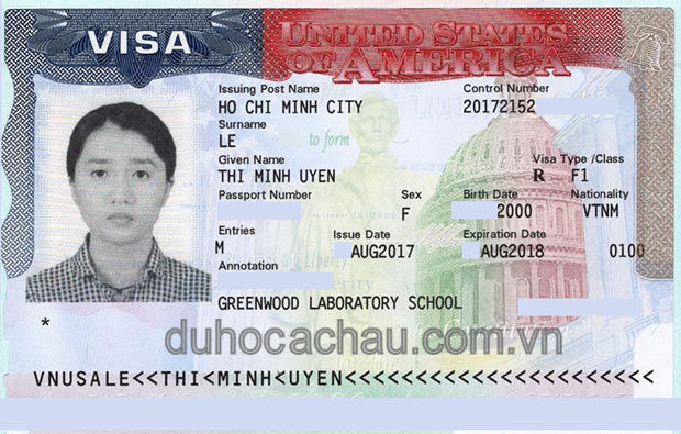 Visa Du Học Mỹ 2017 2018