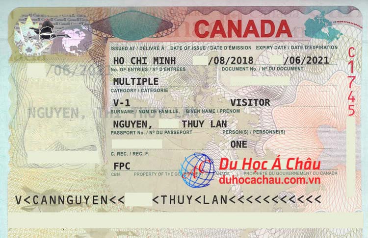 visa du lịch Canada 2021, visa du lich canada