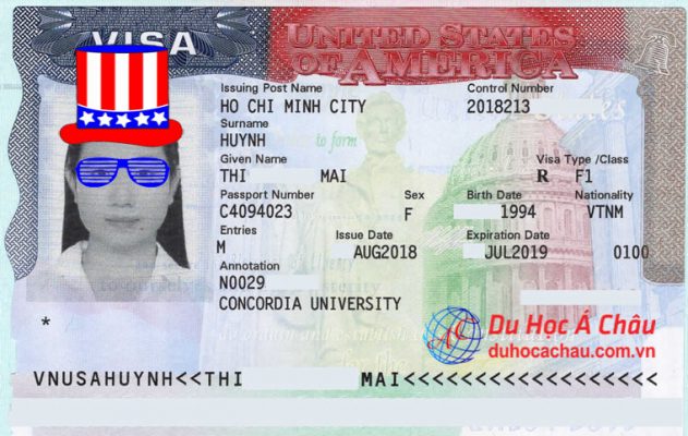 Visa du học Mỹ