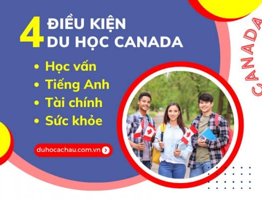 điều kiện du học Canada 2023