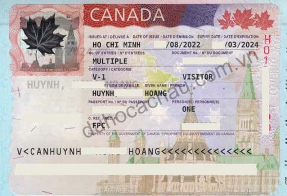 xin visa du lịch Canada