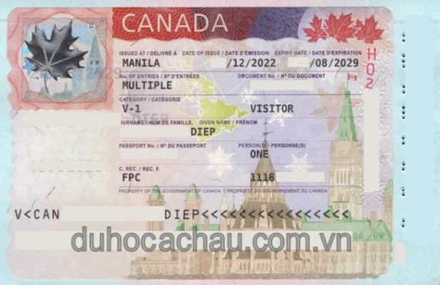 Visa du lịch Canada 2